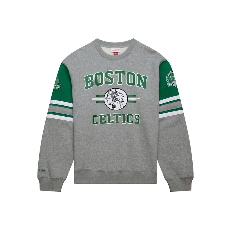 Mitchell  Ness Boston Celtics Hardwood Classics All Over 40 Pullover Sweatshirt