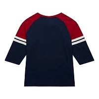 Mitchell  Ness Boston Red Sox Cooperstown Collection Legendary Raglan Slub Henley 3 4-Sleeve T-Shirt