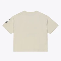 Mitchell  Ness Boston Red Sox Cooperstown Yacht Rock Boxy Cropped T-Shirt
