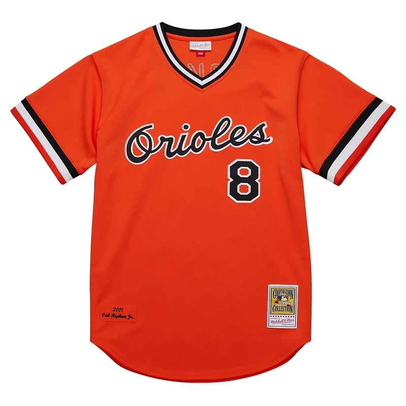 Mitchell Ness Cal Ripken Jr Baltimore Orioles 2001 Cooperstown Collection Authentic Throwback Jersey