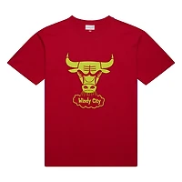 Mitchell  Ness Chicago Bulls Hardwood Classics Neon Nights Premium T-Shirt