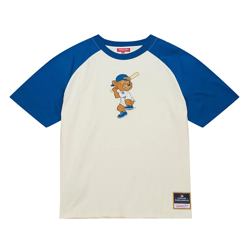 Mitchell Ness Chicago Cubs Boyfriend Raglan T-Shirt