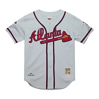 Mitchell  Ness Chipper Jones Atlanta Braves 1995 Throwback Authentic Jersey
