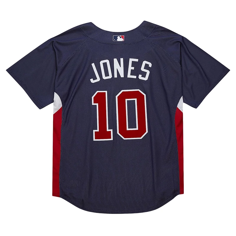 Mitchell  Ness Chipper Jones Atlanta Braves Cooperstown Collection 2007 Batting Practice Jersey