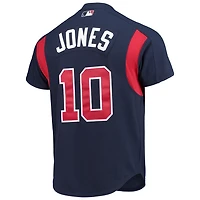 Mitchell  Ness Chipper Jones Atlanta Braves Cooperstown Collection Mesh Batting Practice Button-Up Jersey