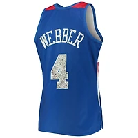 Mitchell  Ness Chris Webber Washington Bullets 1996 97 Hardwood Classics NBA 75th Anniversary Diamond Swingman Jersey