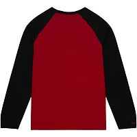 Mitchell  Ness Cincinnati Bearcats Legendary Slub Raglan Long Sleeve T-Shirt