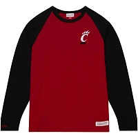 Mitchell  Ness Cincinnati Bearcats Legendary Slub Raglan Long Sleeve T-Shirt