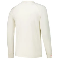 Mitchell  Ness Cincinnati Reds Arched Logo Slub Long Sleeve T-Shirt