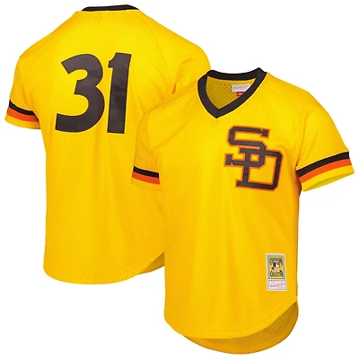 Mitchell  Ness Dave Winfield San Diego Padres Cooperstown Collection Mesh Batting Practice Jersey