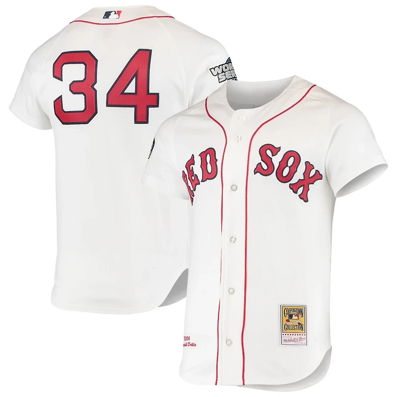 Mitchell Ness David Ortiz Boston Red Sox 2004 Cooperstown Collection Home Authentic Jersey