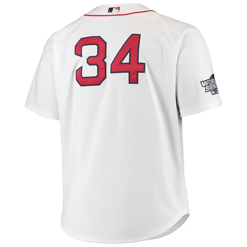 Mitchell  Ness David Ortiz Boston Red Sox Big Tall Home Authentic Player Jersey