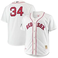 Mitchell  Ness David Ortiz Boston Red Sox Big Tall Home Authentic Player Jersey