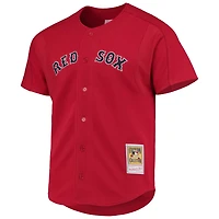 Mitchell  Ness David Ortiz Boston Sox Cooperstown Collection Mesh Batting Practice Button-Up Jersey