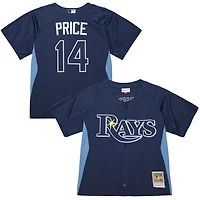 Mitchell  Ness David Price Tampa Bay Rays Authentic Batting Practice Jersey