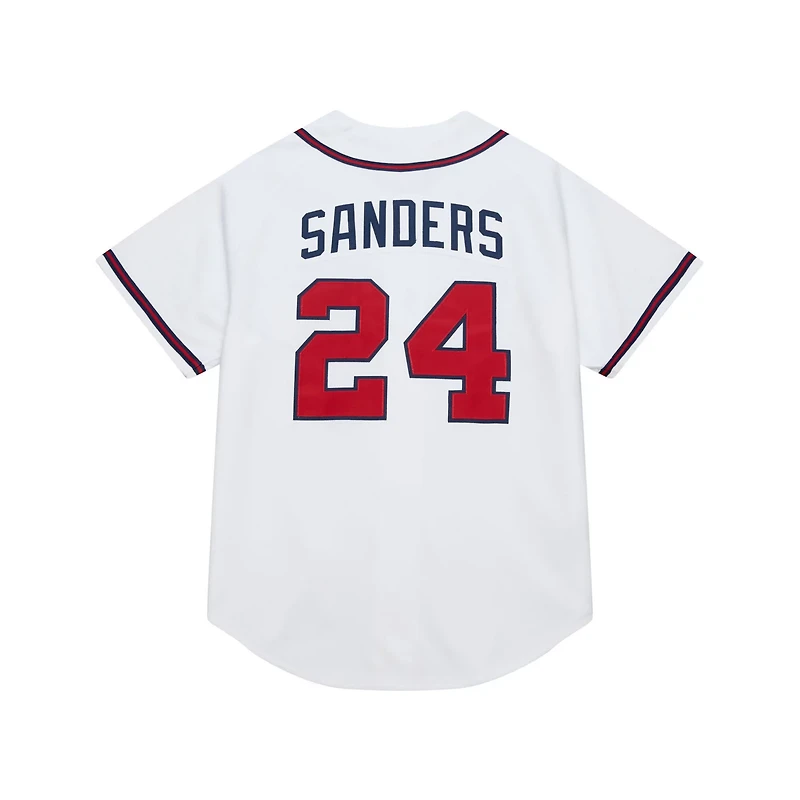 Mitchell Ness Deion Sanders Atlanta Braves Cooperstown Collection 1992 Authentic Jersey