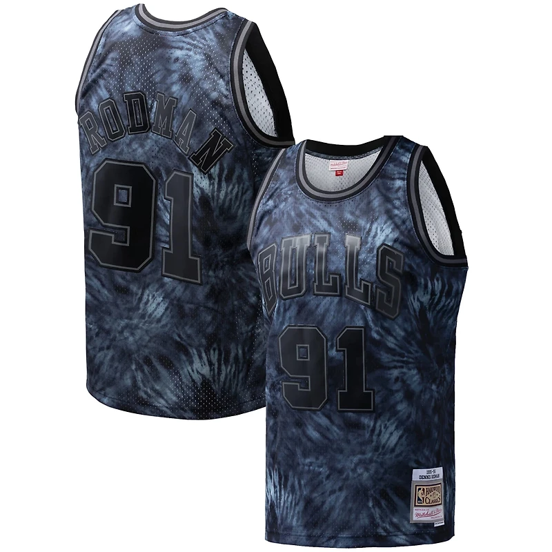 Mitchell Ness Dennis Rodman Chicago Bulls Hardwood Classics 1995 96 Tie-Dye Swingman Jersey