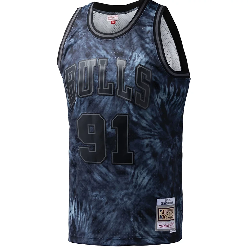 Mitchell Ness Dennis Rodman Chicago Bulls Hardwood Classics 1995 96 Tie-Dye Swingman Jersey