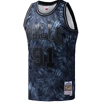 Mitchell  Ness Dennis Rodman Chicago Bulls Hardwood Classics 1995 96 Tie-Dye Swingman Jersey