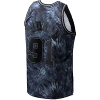 Mitchell  Ness Dennis Rodman Chicago Bulls Hardwood Classics 1995 96 Tie-Dye Swingman Jersey
