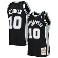 Mitchell  Ness Dennis Rodman San Antonio Spurs 2001/02 Hardwood Classics Swingman Jersey