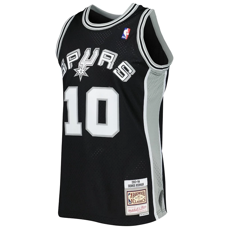 Mitchell  Ness Dennis Rodman San Antonio Spurs 2001/02 Hardwood Classics Swingman Jersey
