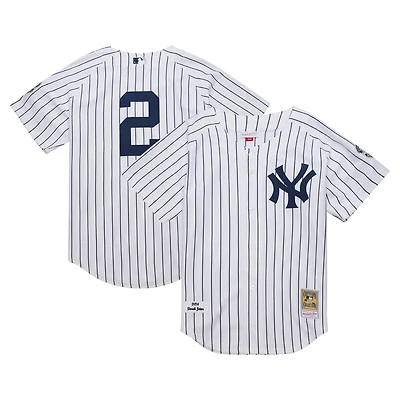 Mitchell  Ness Derek Jeter New York Yankees 2014 Cooperstown Collection Authentic Throwback Jersey