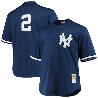 Mitchell  Ness Derek Jeter New York Yankees Big Tall Batting Practice Replica Player Jersey
