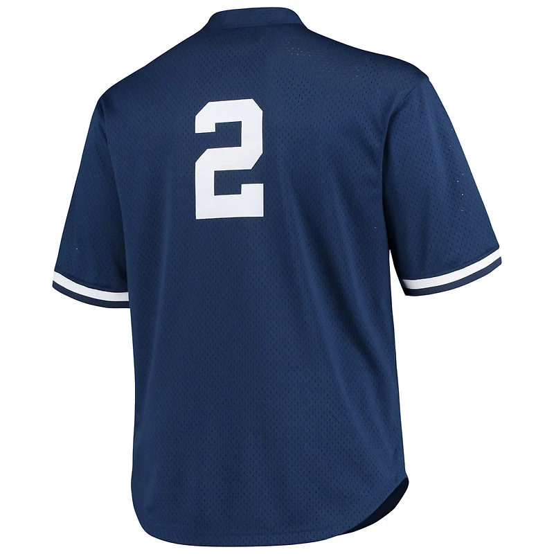 Mitchell  Ness Derek Jeter New York Yankees Big Tall Batting Practice Replica Player Jersey