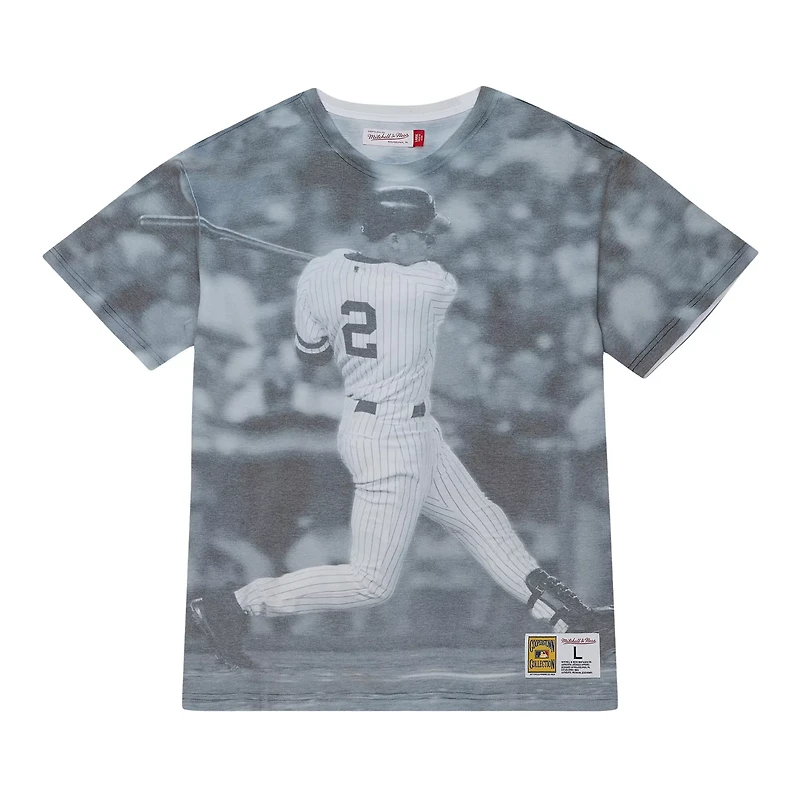 Mitchell  Ness Derek Jeter New York Yankees Cooperstown Collection Highlight Sublimated Player Graphic T-Shirt