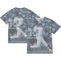 Mitchell  Ness Derek Jeter New York Yankees Cooperstown Collection Highlight Sublimated Player Graphic T-Shirt