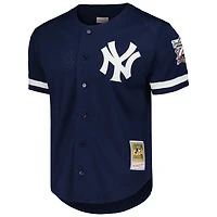 Mitchell  Ness Derek Jeter New York Yankees Cooperstown Collection Mesh Batting Practice Button-Up Jersey