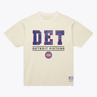 Mitchell Ness Detroit Pistons Abbrev Arch T-Shirt