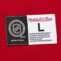 Mitchell  Ness Detroit Wings Thermal Henley Long Sleeve T-Shirt