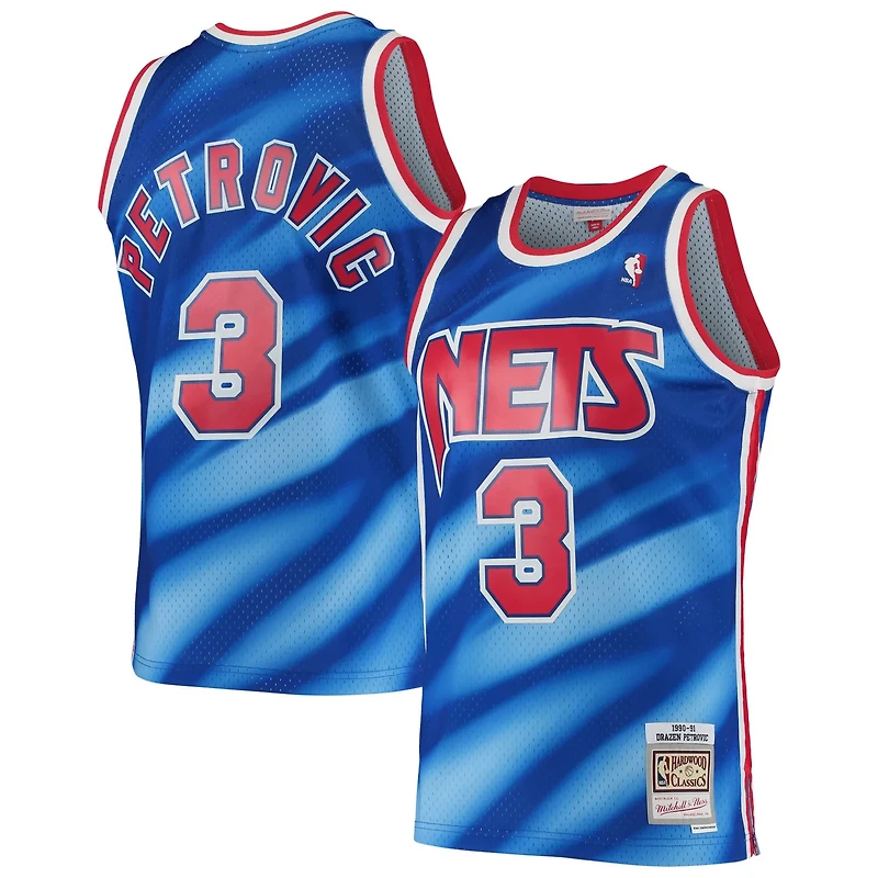 Mitchell  Ness Drazen Petrovic New Jersey Nets 1990 91 Hardwood Classics Swingman Jersey