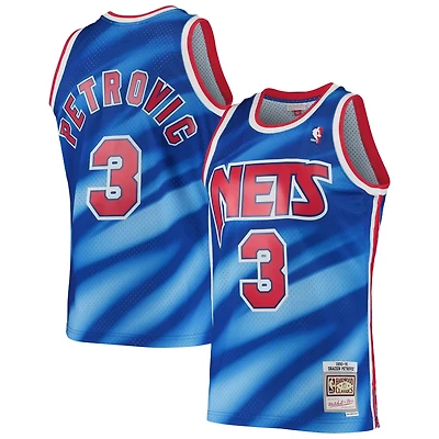 Mitchell  Ness Drazen Petrovic New Jersey Nets 1990 91 Hardwood Classics Swingman Jersey
