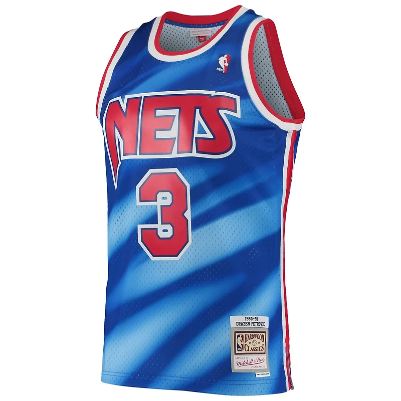 Mitchell  Ness Drazen Petrovic New Jersey Nets 1990 91 Hardwood Classics Swingman Jersey