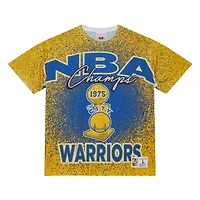 Mitchell  Ness en State Warriors Hardwood Classics 1975 NBA Champions Champ City T-Shirt