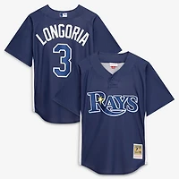 Mitchell  Ness Evan Longoria Tampa Bay Rays Authentic Batting Practice Jersey