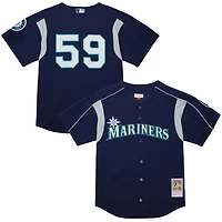 Mitchell  Ness Felix Hernandez Seattle Mariners Cooperstown Collection Batting Practice Jersey
