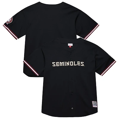 Mitchell  Ness Florida State Seminoles On The Clock Full-Button Fashion Jersey