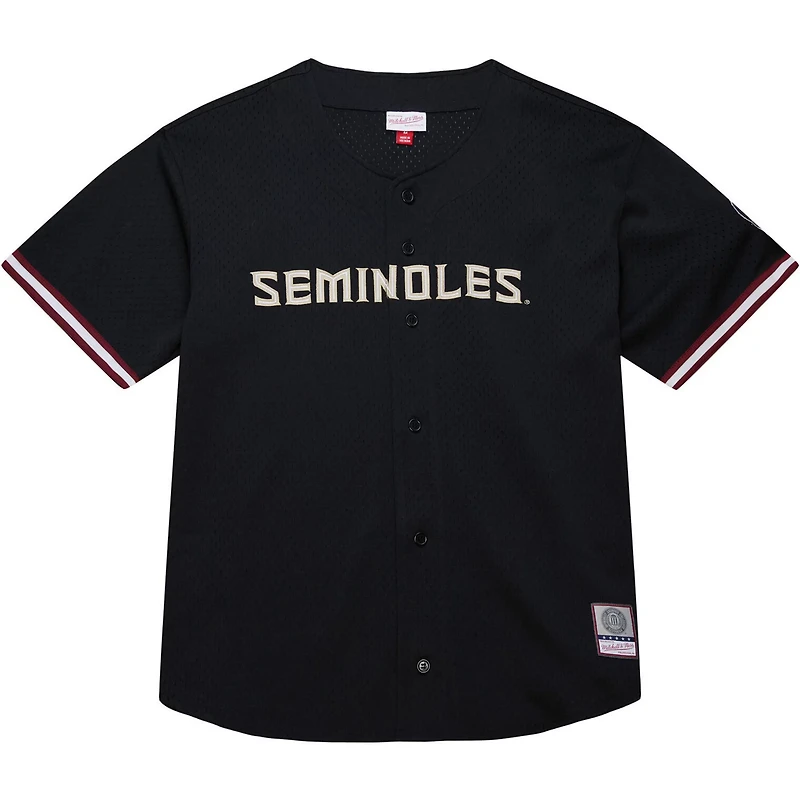 Mitchell  Ness Florida State Seminoles On The Clock Full-Button Fashion Jersey