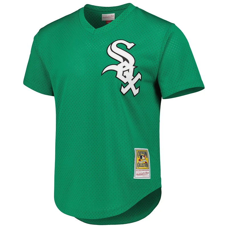 Mitchell  Ness Frank Thomas Chicago White Sox Cooperstown Collection Authentic St Patrick's Day 1996 Batting Practice Jersey