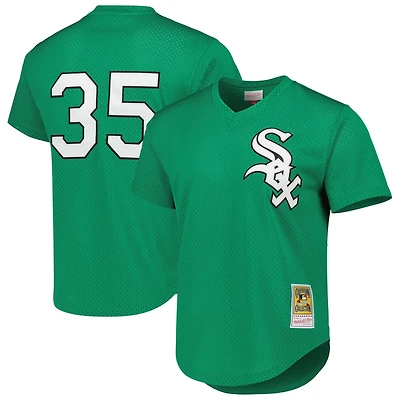 Mitchell  Ness Frank Thomas Chicago White Sox Cooperstown Collection Authentic St Patrick's Day 1996 Batting Practice Jersey