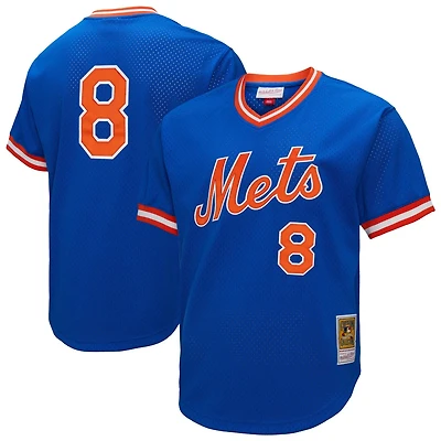 Mitchell  Ness Gary Carter New York Mets Big Tall Cooperstown Collection Mesh Batting Practice Jersey