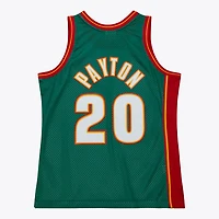Mitchell  Ness Gary Payton Kelly Seattle SuperSonics 1995 96 Hardwood Classics Swingman Jersey