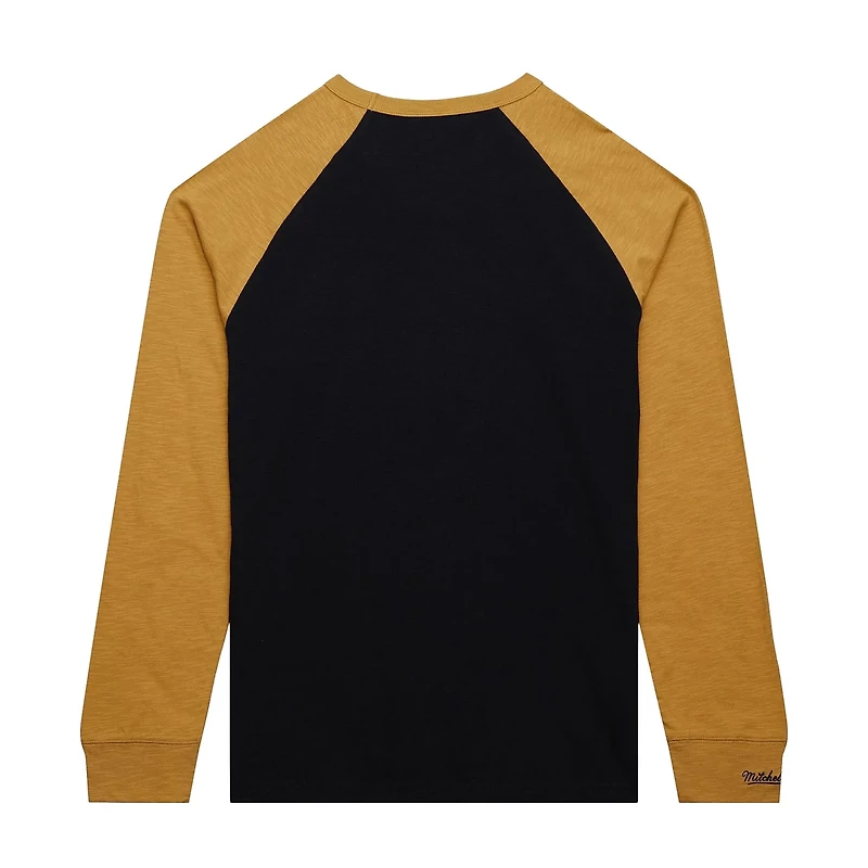 Mitchell  Ness Gold Vegas Golden Knights Legendary Slub Raglan Long Sleeve T-Shirt