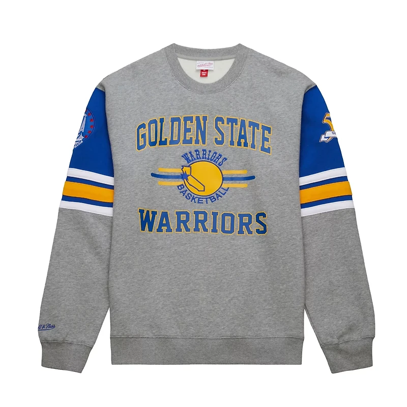 Mitchell  Ness Golden State Warriors Hardwood Classics All Over 40 Pullover Sweatshirt