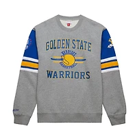 Mitchell  Ness Golden State Warriors Hardwood Classics All Over 40 Pullover Sweatshirt