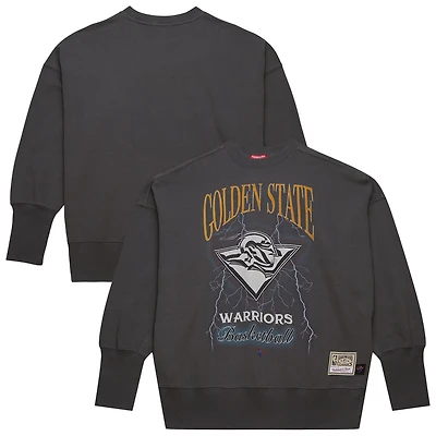 Mitchell  Ness Golden State Warriors Hardwood Classics Lightweight Pullover Sweatshirt